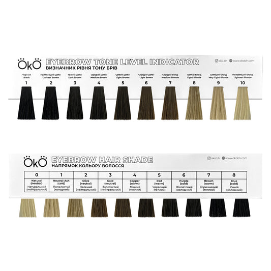 Eyebrow Tone Level Indicator OKO Lash&Brow