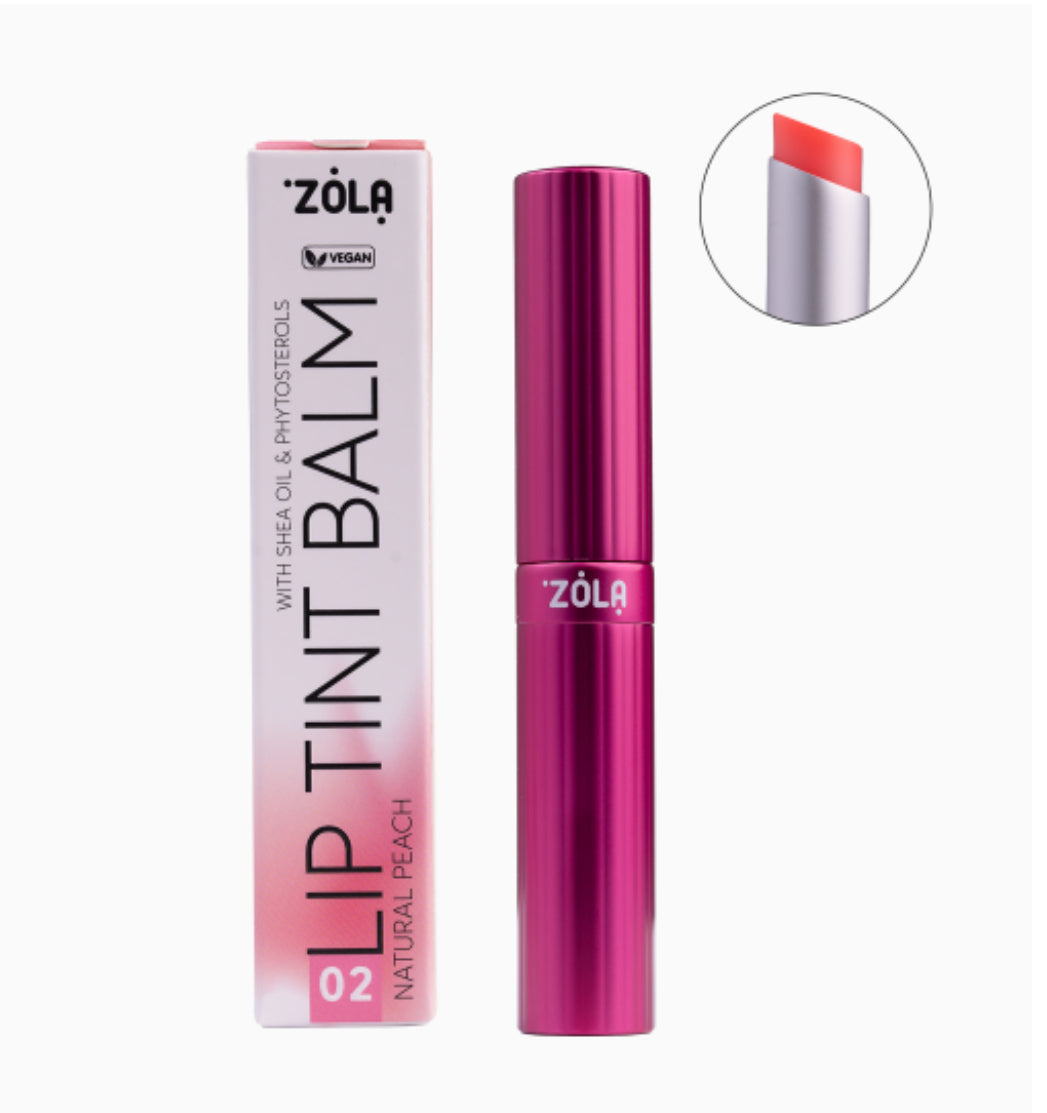 ZOLA Lip Tint Balm (02 Peach Natural)