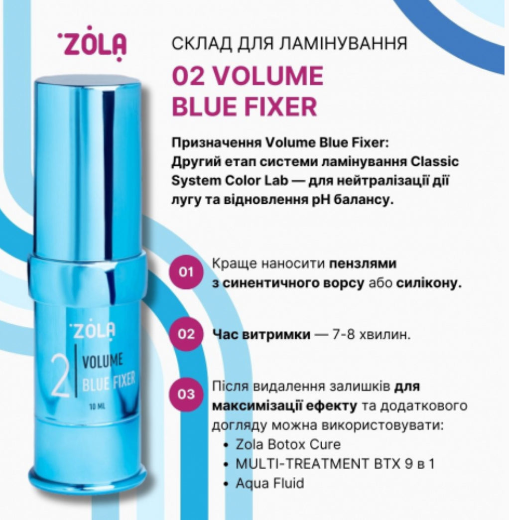 ZOLA COLOR LAB 02 VOLUME BLUE FIXER