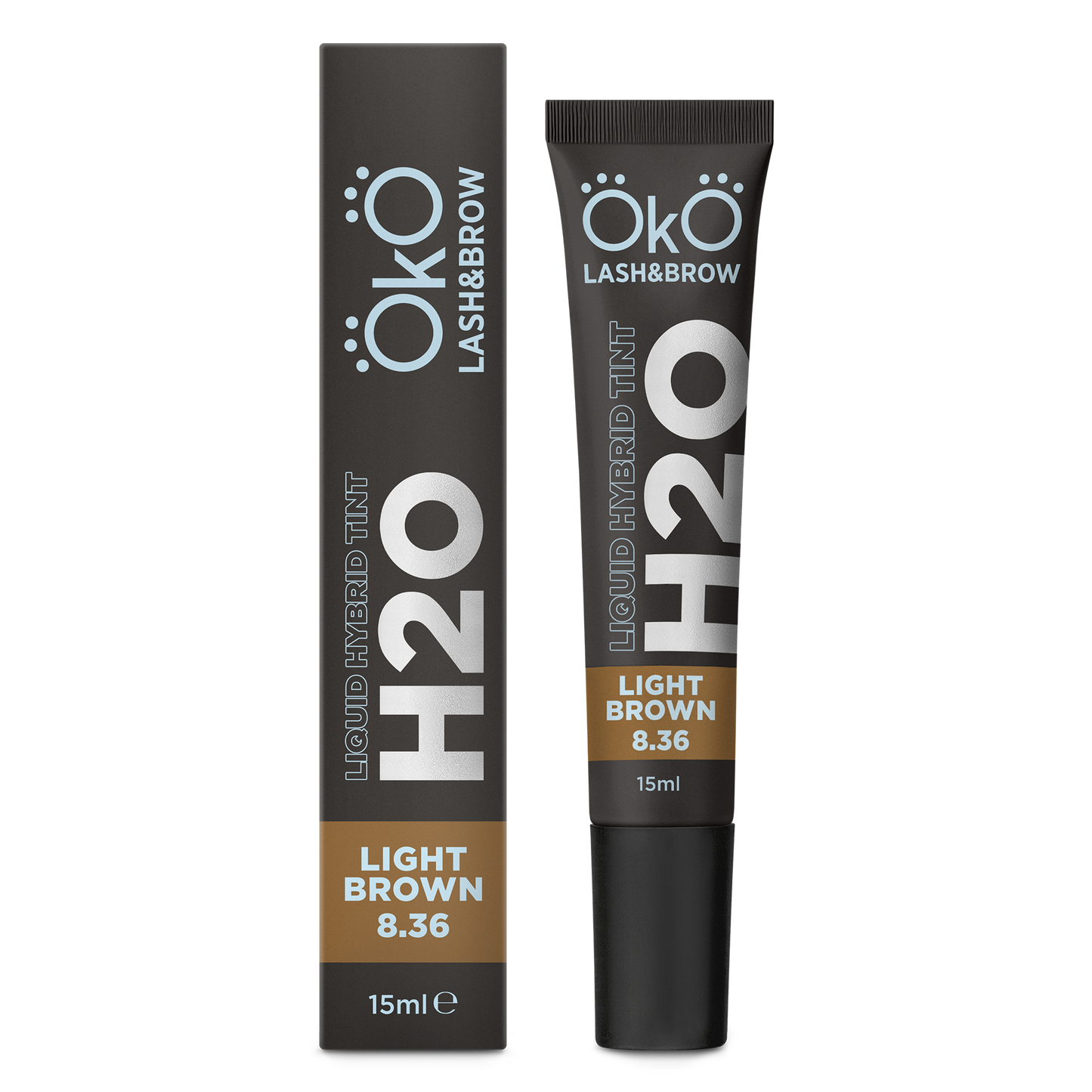 H20 Liquid Hybrid Tint Light Brown 8.36, 15 ml