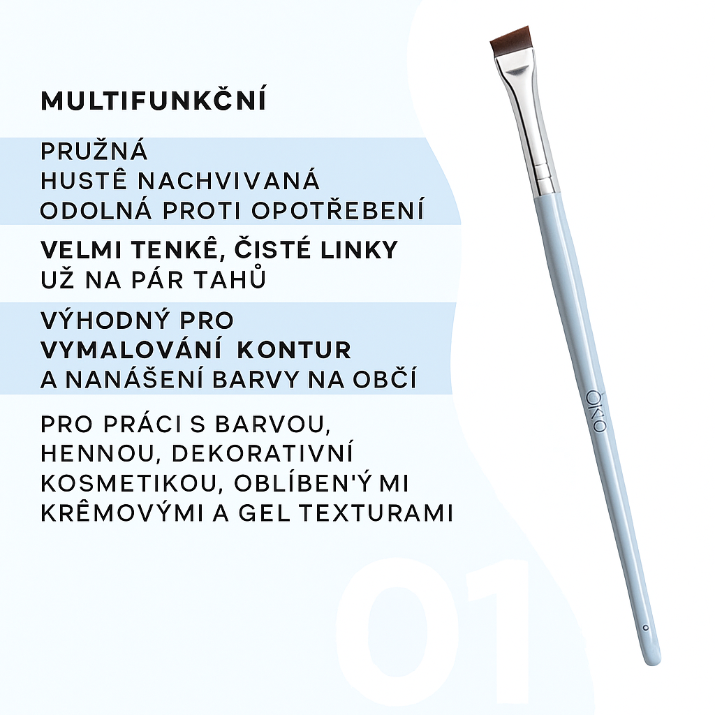 Large Angled Brush OKO 01