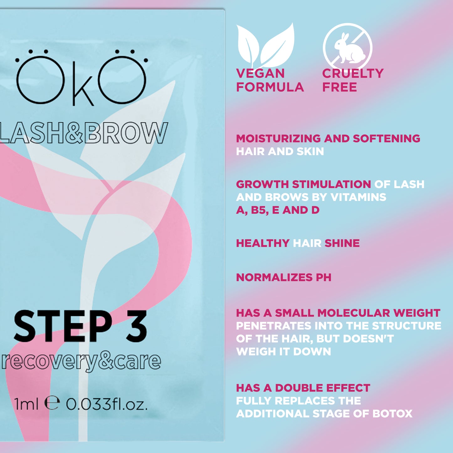 OKO STEP 3 CARE & RECOVERY – sáček 1ml