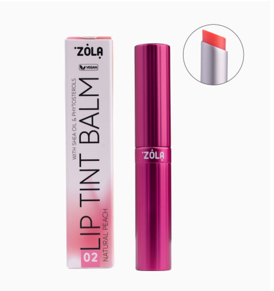 ZOLA Lip Tint Balm (02 Peach Natural)