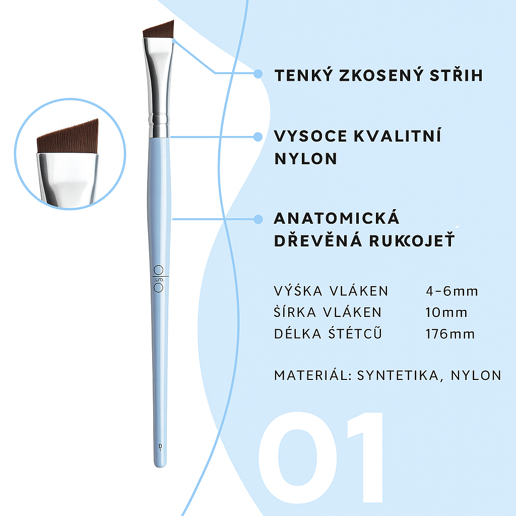 Large Angled Brush OKO 01