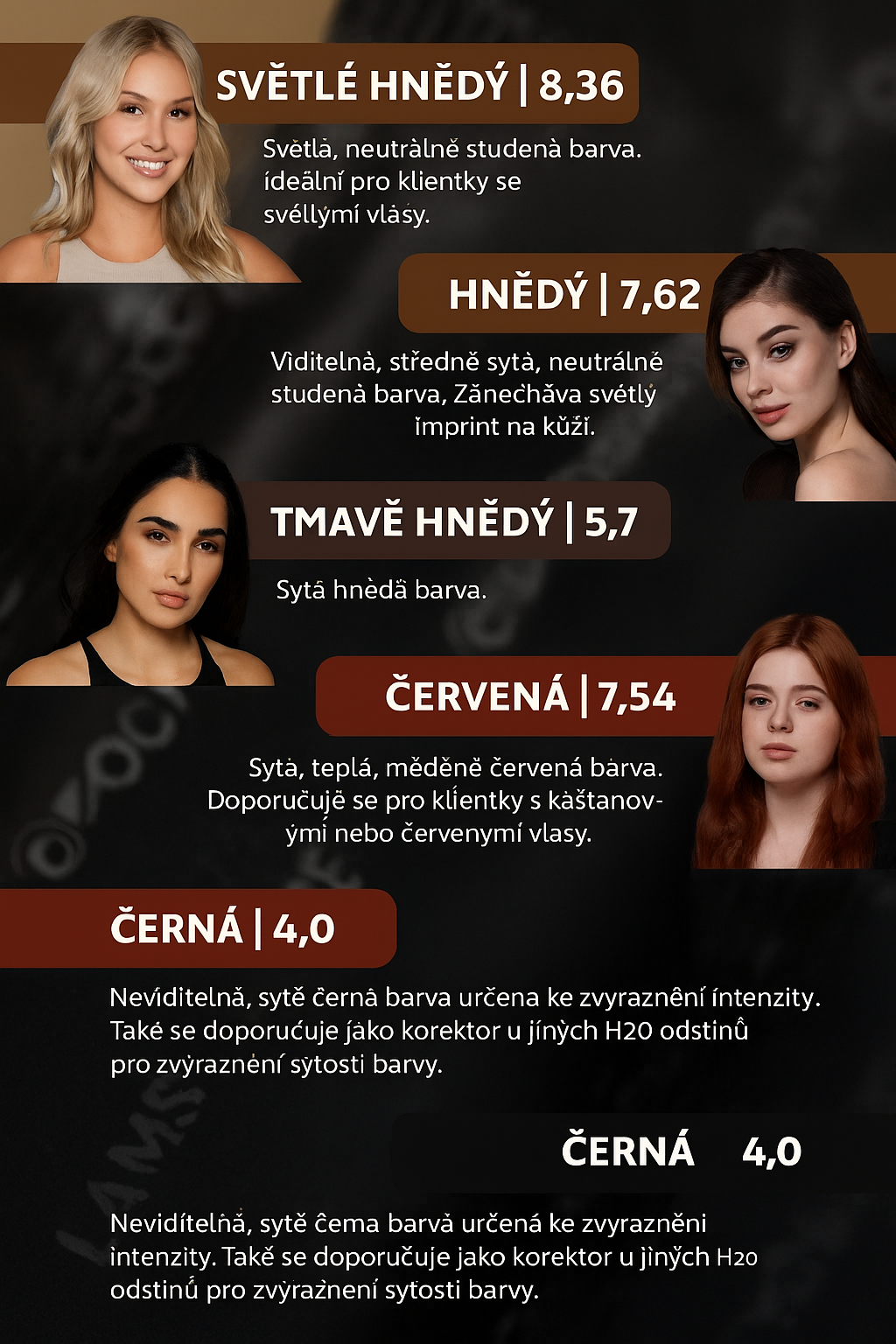 H20 Liquid Hybrid Tint Light Brown 8.36, 15 ml